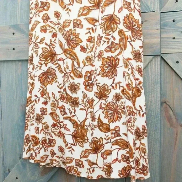 Floral Printed Midi NICHOLAS Danielle Dress Size 6 - Picture 6 of 10